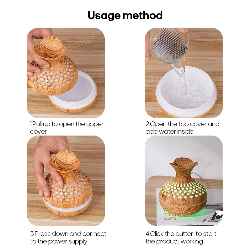 Flower Aroma Humidifier